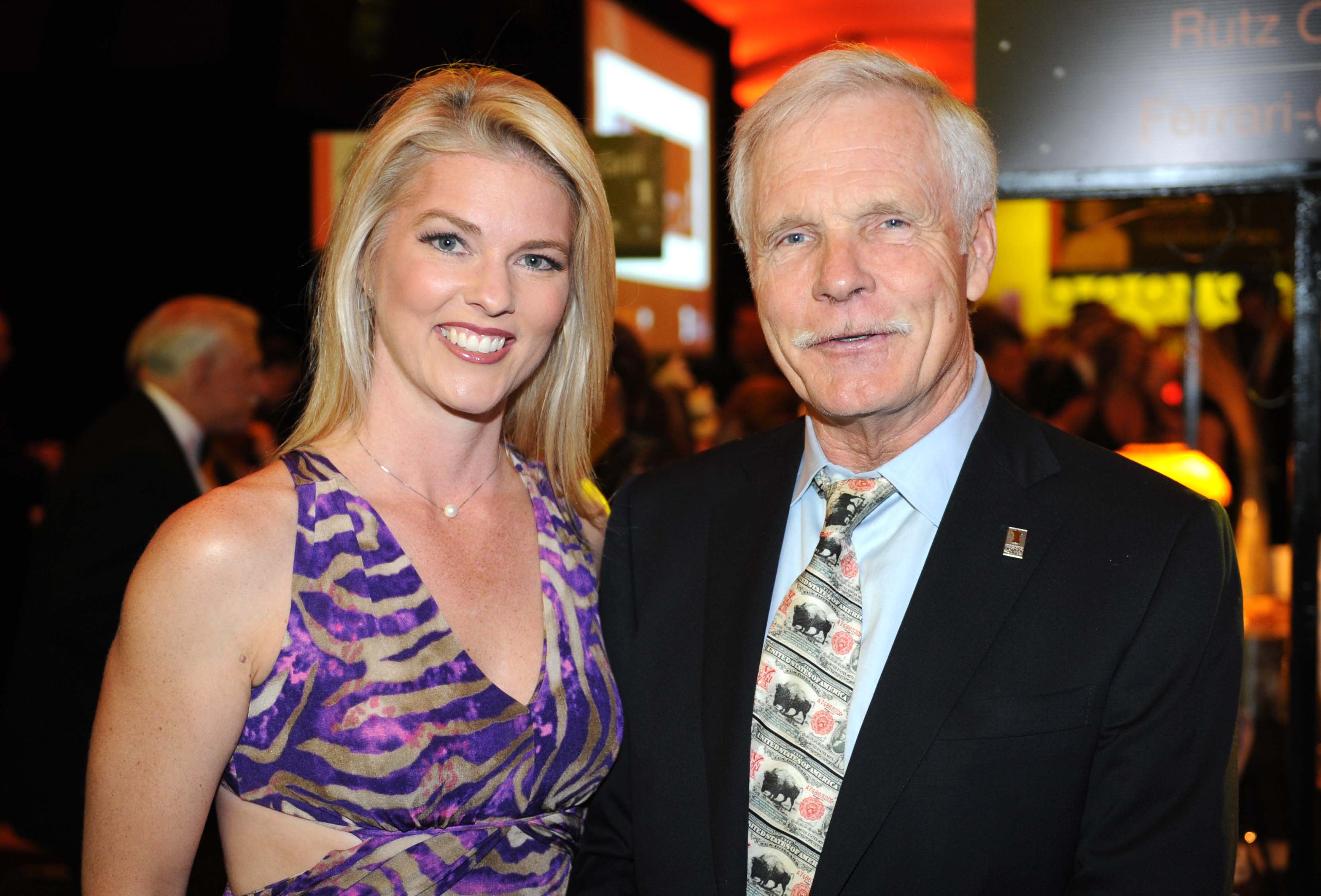 Corinna with Ted Turner