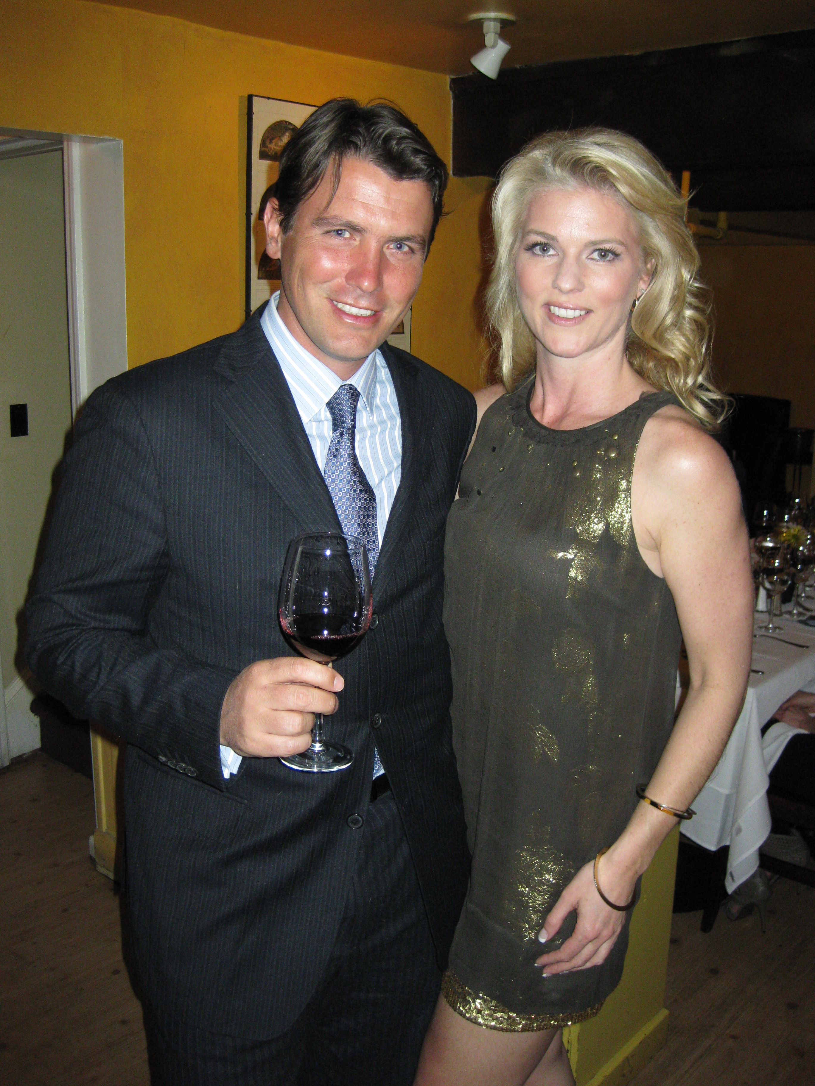 Corinna with Salvatore Ferragamo